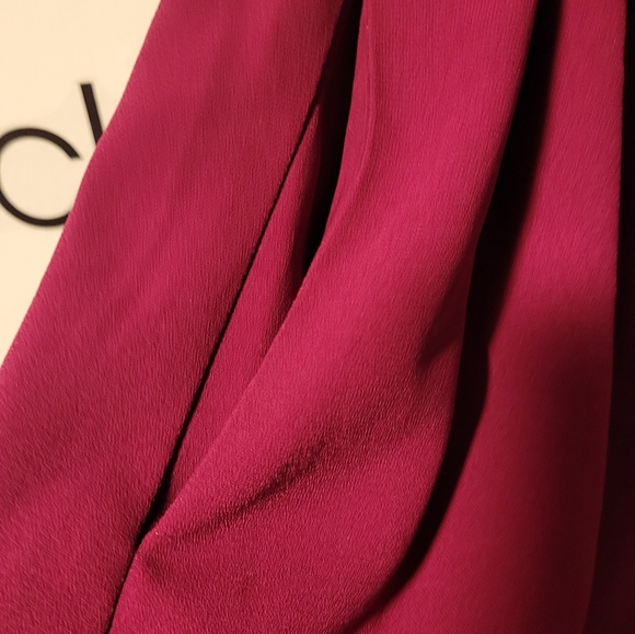 Maurices Dark pink dress  size 0x - equivalent of 14w - Picture 3 of 7